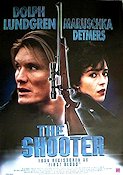 The Shooter 1994 poster Dolph Lundgren Maruschka Detmers Vapen