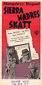 Sierra Madres skatt 1948 poster Humphrey Bogart Walter Huston Tim Holt John Huston