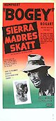 Sierra Madres skatt 1948 poster Humphrey Bogart Walter Huston Tim Holt John Huston