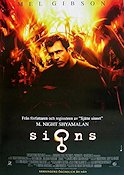 Signs 2002 poster Mel Gibson Joaquin Phoenix Rory Culkin M Night Shyamalan