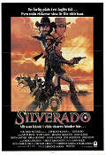 Silverado 1985 poster Kevin Kline Scott Glenn John Cleese Rosanna Arquette Lawrence Kasdan