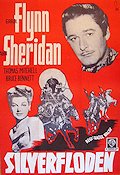 Silverfloden 1948 poster Errol Flynn Ann Sheridan Thomas Mitchell Raoul Walsh