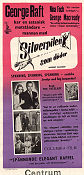 Silverpilen som dödar 1949 poster George Raft Nina Foch George Macready Ted Tetzlaff Film Noir