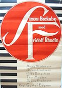 Simon i Backabo 1934 poster Fridolf Rhudin Weyler Hildebrand Thor Modéen Gustaf Edgren