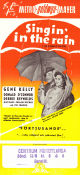 Singin´ in the Rain 1952 poster Gene Kelly Debbie Reynolds Donald O´Connor Stanley Donen Musikaler