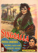 Singoalla 1949 poster Viveca Lindfors Alf Kjellin Edvin Adolphson Christian-Jaque Text: Viktor Rydberg