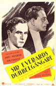 Sir Everards dubbelgångare 1921 poster James Kirkwood Ann Forrest Winter Hall George Melford Eric Rohman art