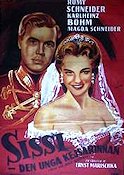 Sissi den unga kejsarinnan 1957 poster Romy Schneider Karl-Heinz Böhm