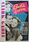 Sista given 1950 poster Clark Gable Alexis Smith Gambling