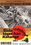 Sista tåget från Katanga 1968 poster Rod Taylor Yvette Mimieux Jim Brown Peter Carsten Jack Cardiff Hitta mer: Africa Tåg Broar