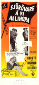 Sjörövare är vi allihopa 1952 poster Abbott and Costello