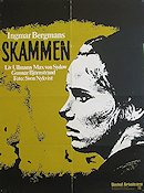 Skammen 1968 poster Liv Ullmann Max von Sydow Max von Sydow Sigge Fürst Ingmar Bergman