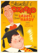 Skandal i Oxford 1939 poster Helan och Halvan Laurel and Hardy Forrester Harvey Alfred J Goulding Skola