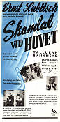 Skandal vid hovet 1945 poster Tallulah Bankhead Charles Coburn Ernst Lubitsch