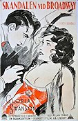 Skandalen vid Broadway 1924 poster Gloria Swanson Allan Dwan