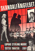 Skandalfängelset 1955 poster Ida Lupino Jan Sterling Cleo Moore Lewis Seiler Damer