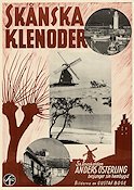 Skånska klenoder 1942 poster Anders Österling