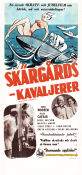 Skärgårdskavaljerer Pensionat Paradiset 1937 poster Thor Modéen Julia Caesar Lili Ziedner Weyler Hildebrand Skärgård Skepp och båtar