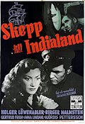 Skepp till India land 1947 poster Holger Löwenadler Ingmar Bergman