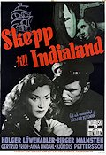 Skepp till India land 1947 poster Holger Löwenadler Gertrud Fridh Ingmar Bergman