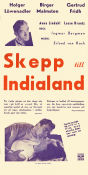 Skepp till India land 1947 poster Holger Löwenadler Ingmar Bergman