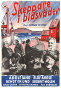 Skeppare i blåsväder 1951 poster Adolf Jahr Elof Ahrle Sigbrit Molin Gunnar Olsson