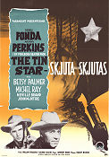 Skjuta eller skjutas 1957 poster Henry Fonda Anthony Perkins Anthony Mann