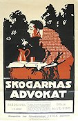 Skogarnas advokat 1917 poster Myrtle Gonzalez Eric Rohman art