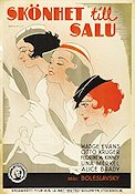 Skönhet till salu 1933 poster Madge Evans Florine McKinney Una Merkel