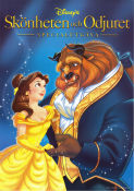 Skönheten och odjuret 1991 poster Paige O´Hara Gary Trousdale Animerat Musikaler