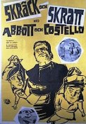 Skräck och skratt 1968 poster Abbott och Costello