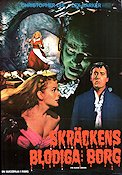 Skräckens blodiga borg 1967 poster Christopher Lee Lex Barker Karin Dor Harald Reinl