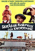 Skrållan Ruskprick och Knorrhane 1967 poster Maria Johansson Hans Alfredson Tage Danielsson Olle Hellbom Hundar Hitta mer: Saltkråkan Text: Astrid Lindgren Skärgård