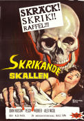 Skrikande skallen 1958 poster John Hudson Peggy Webber Russ Conway Alex Nicol