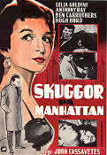 Skuggor på Manhattan 1962 poster Ben Carruthers Lelia Goldoni Hugh Hurd John Cassavetes