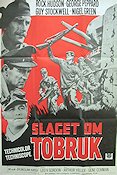 Slaget om Tobruk 1967 poster Rock Hudson Krig