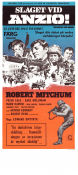 Slaget vid Anzio 1968 poster Robert Mitchum Edward Dmytryk