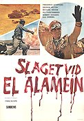 Slaget vid El Alamein 1969 poster Frederick Stafford George Hilton Michael Rennie Giorgio Ferroni Krig