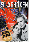 Slaghöken 1940 poster Errol Flynn Brenda Marshall Claude Rains Michael Curtiz Äventyr matinée