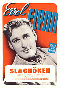 Slaghöken 1940 poster Errol Flynn Michael Curtiz