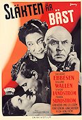 Släkten är bäst 1945 poster Dagmar Ebbesen Sigurd Wallén