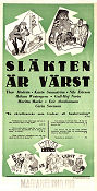 Släkten är värst 1936 poster Thor Modéen Karin Swanström Anders Henrikson