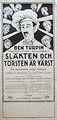 Släkten och törsten är värst 1928 poster Ben Turpin