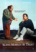 Släng morsan av tåget 1987 poster Billy Crystal Kim Greist Danny de Vito Tåg