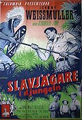 Slavjägare i djungeln 1952 poster Johnny Weissmuller Hitta mer: Djungel-Jim Äventyr matinée Från serier