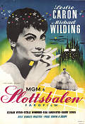 Slottsbalen 1955 poster Leslie Caron Michael Wilding Musikaler