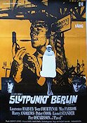 Slutpunkt Berlin 1968 poster Laurence Harvey Tom Courtenay Mia Farrow Per Oscarsson Anthony Mann