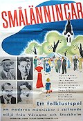 Smålänningar 1935 poster Sigurd Wallén Sture Lagerwall Sickan Carlsson Thor Modéen