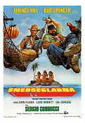 Snedseglarna 1981 poster Terence Hill Bud Spencer John Fujioka Sergio Corbucci