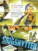 Snigskytten 1956 poster John Ireland